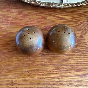 Antique Handmade Salt and Pepper Shakers